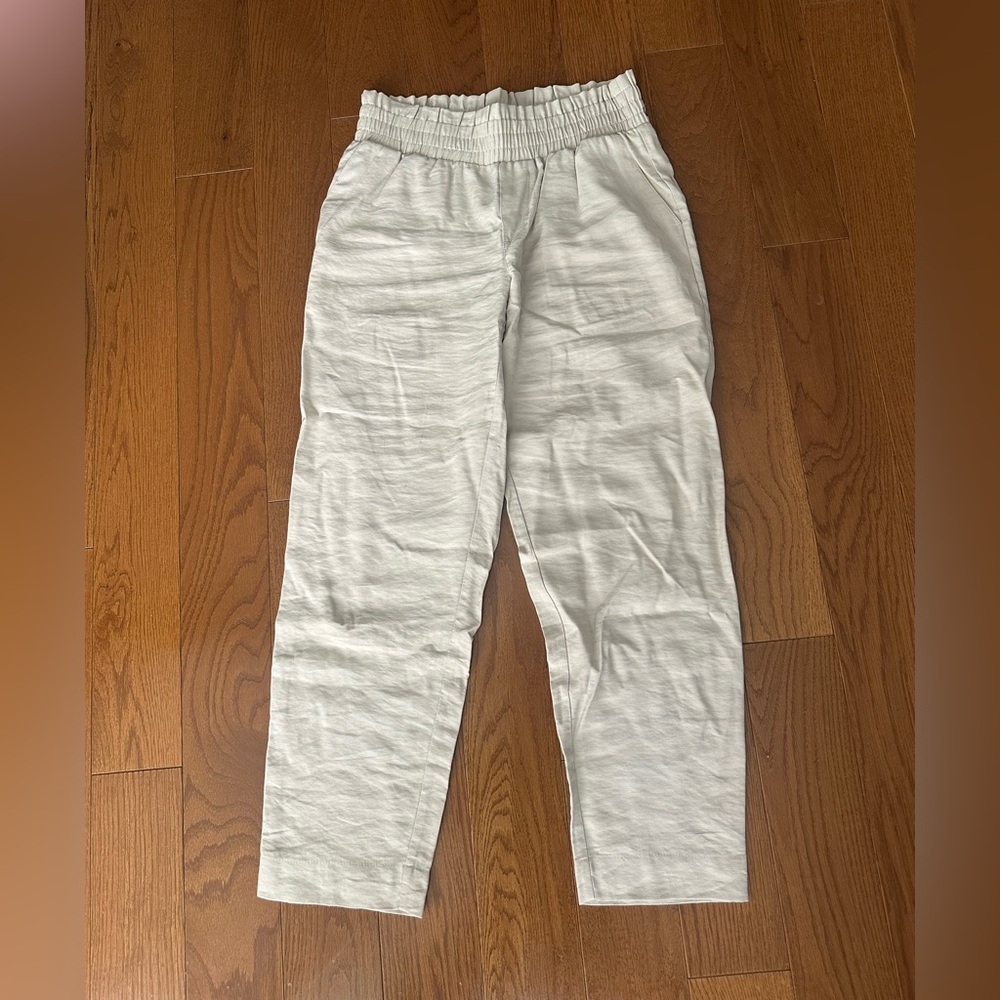A new day target elastic stretch pants jogger Cream beige small